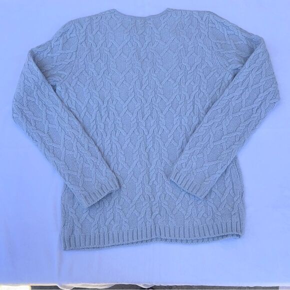 Charter Club Womens Wool Angora Cable Knit Sweater Vintage Size SP - Picture 11 of 12